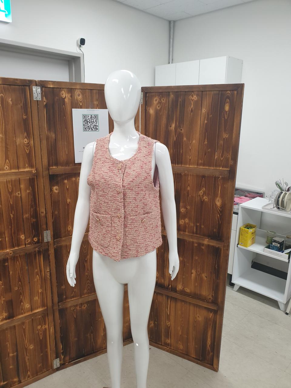 손쉬운 옷 프렌치 핑크 스시한 여름 스타일링  럭셔리  상의 라이트 줍줍