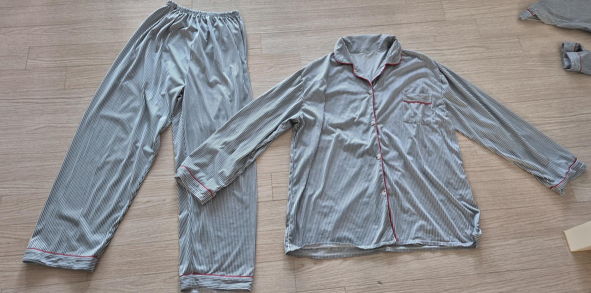 남성 파자마.실내복ㅡ간절기용 2벌