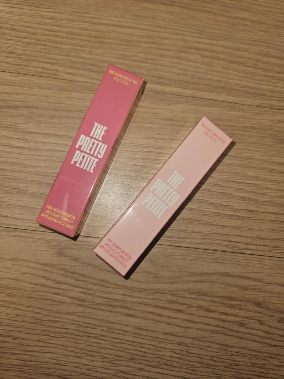 (반택포)더프리티쁘띠 퓨어 글로시 애플립 틴트 2개 일괄