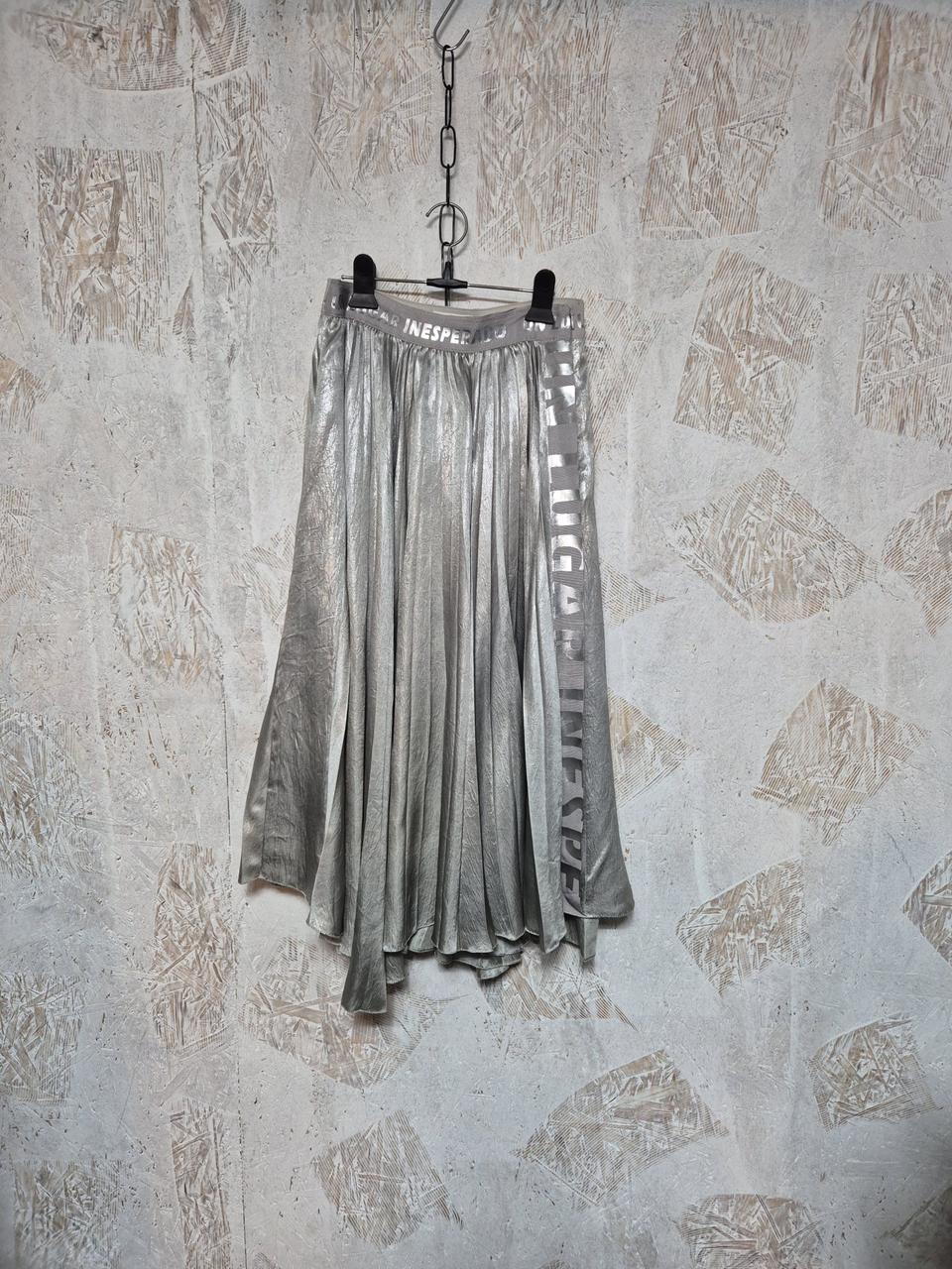 더한섬 타임 TIME 레터링 디테일 플리츠 스커트 61