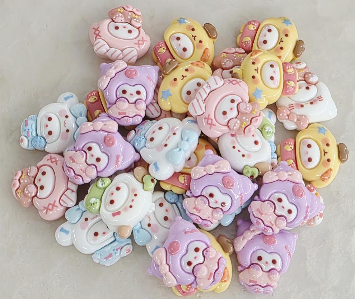 파츠 산리오 탈 6종 30개 일괄