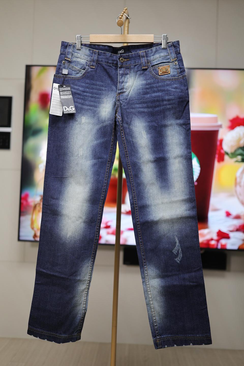 새상품 돌체앤가바나 오다셔스 핏 청바지 33~34