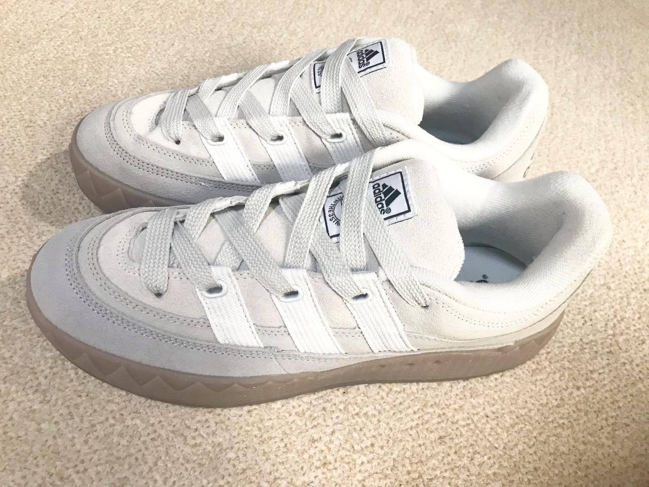 아디다스 아디매틱 클래식 화이트 그레이