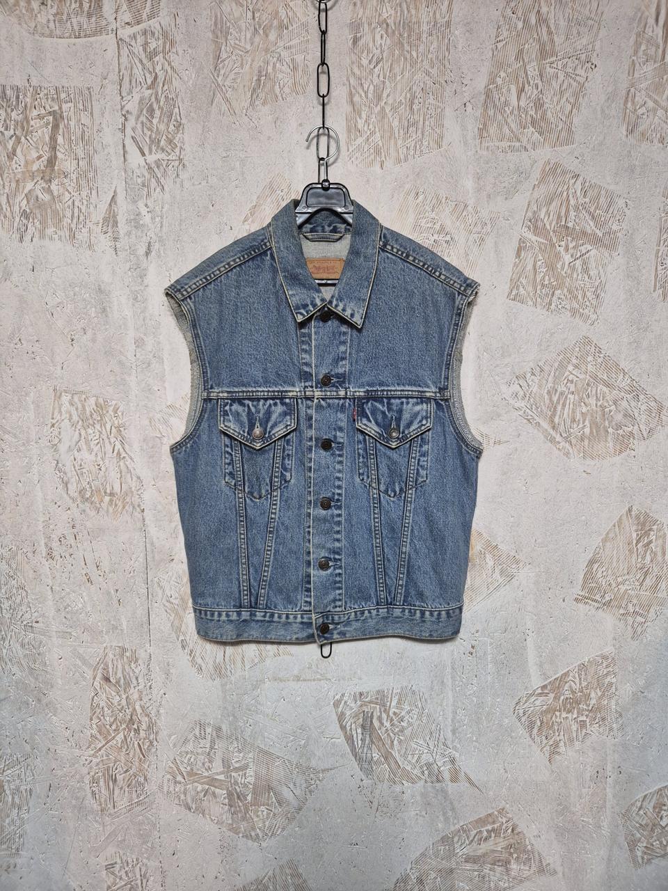 리바이스 청조끼 데님조끼