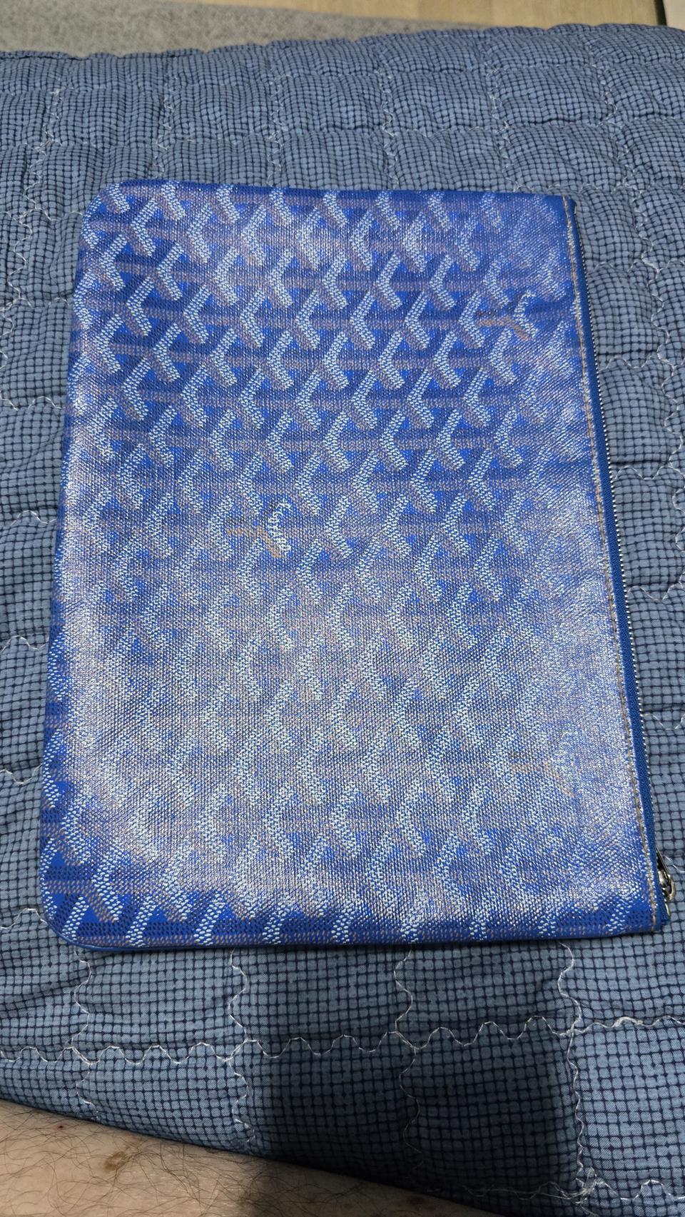 고야드 블루 클러치mm