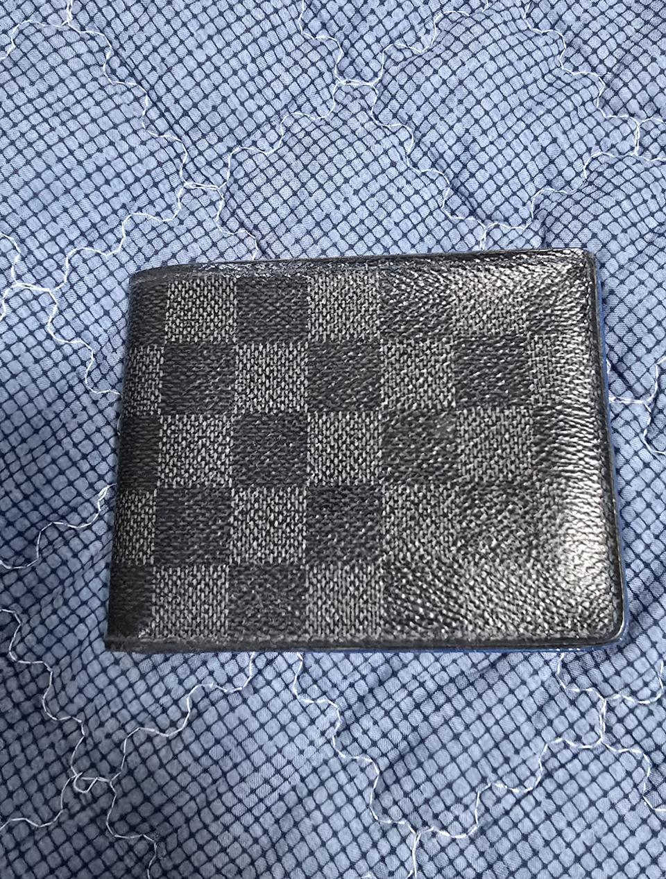 루이비통 투톤 반지갑