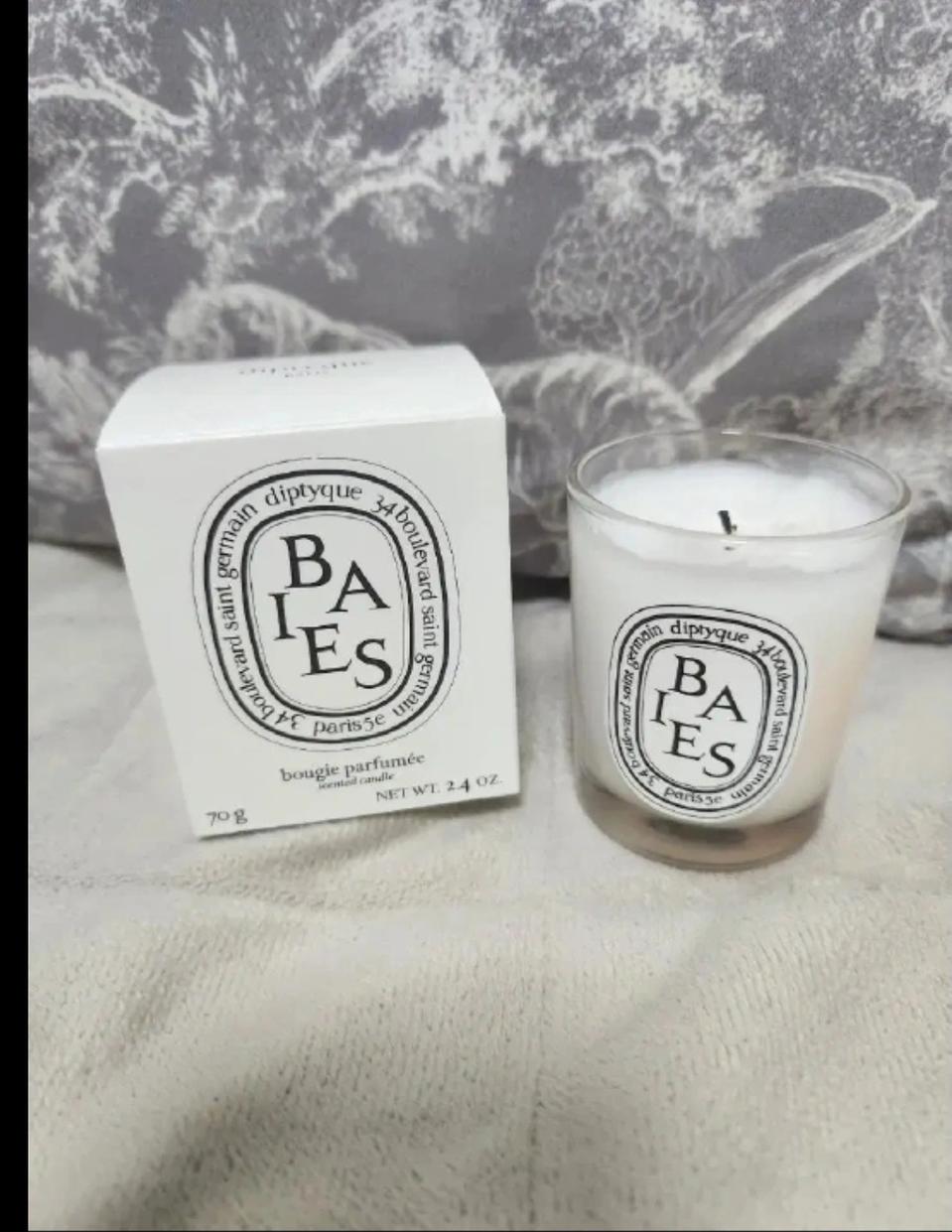 [박스포함/리본추가옵션] 딥티크 미니캔들 베이 70g(상태A)