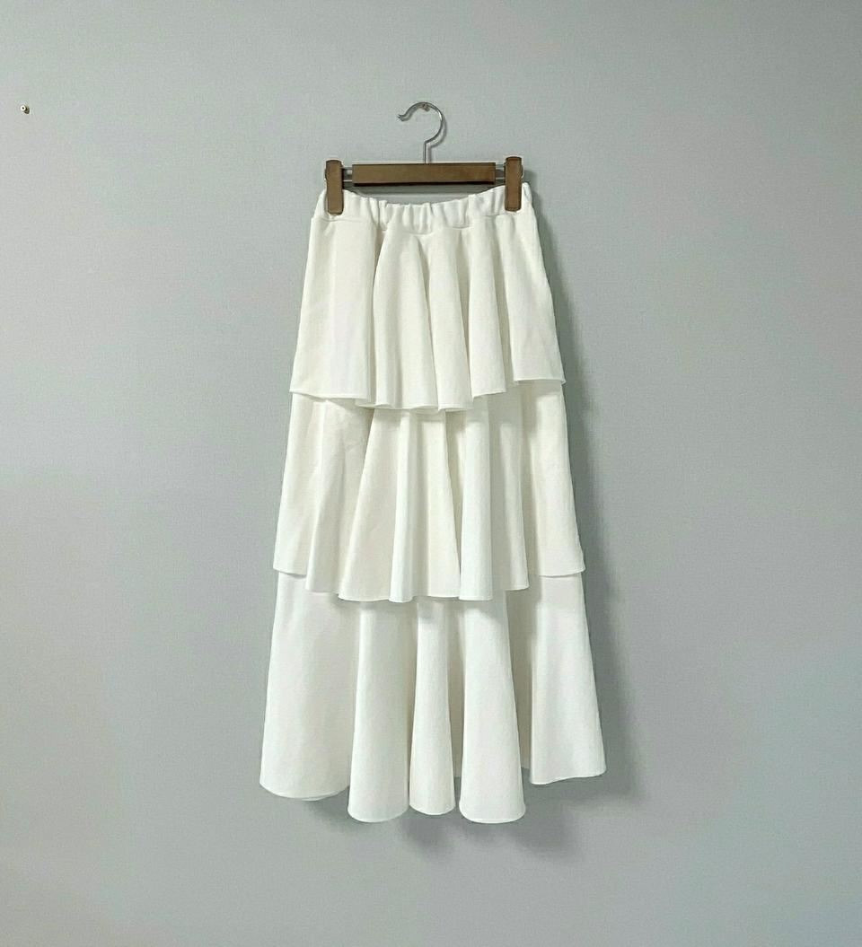 국산 밴딩 캉캉 롱치마 (77-88,새제품,무료배송)