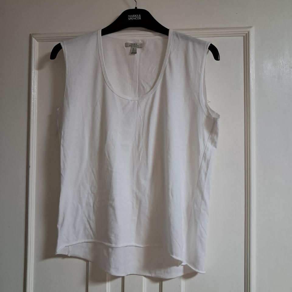 (새상품) ZARA 화이트 민소매