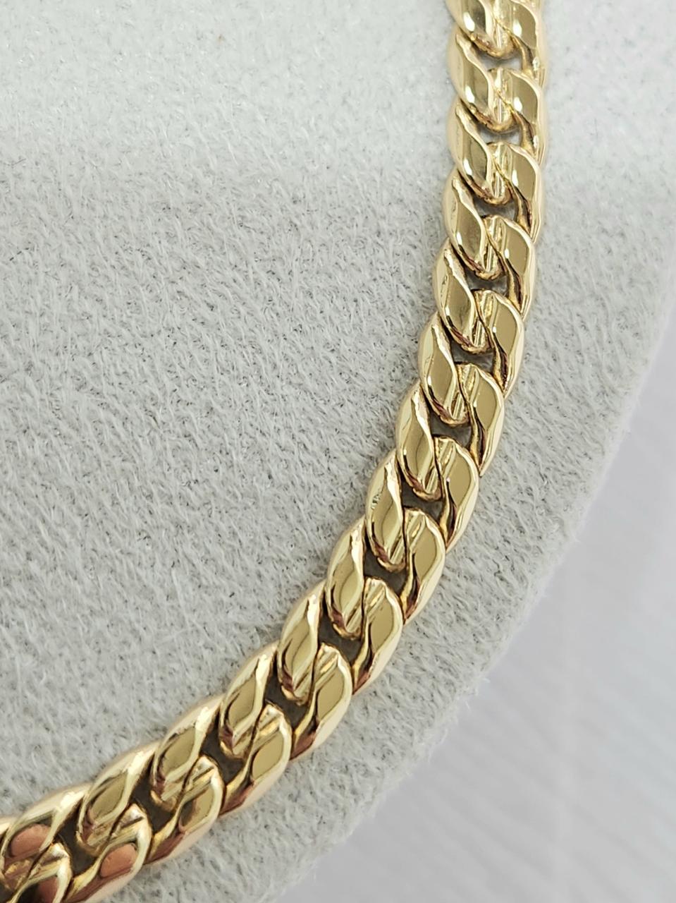 18k.할로우 체인목걸이,6.3mm.팔찌.발찌.새상품