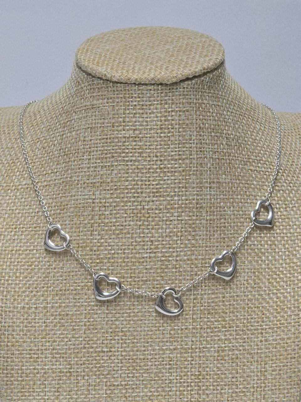 티파니오픈하트목걸이 정품 초커목걸이
