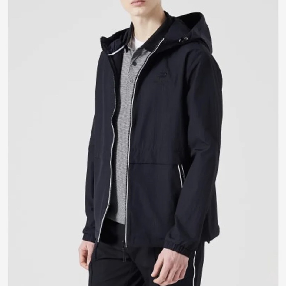 BEANPOLE 빈폴스포츠 남성 시어서커 후드 자켓 115 J218