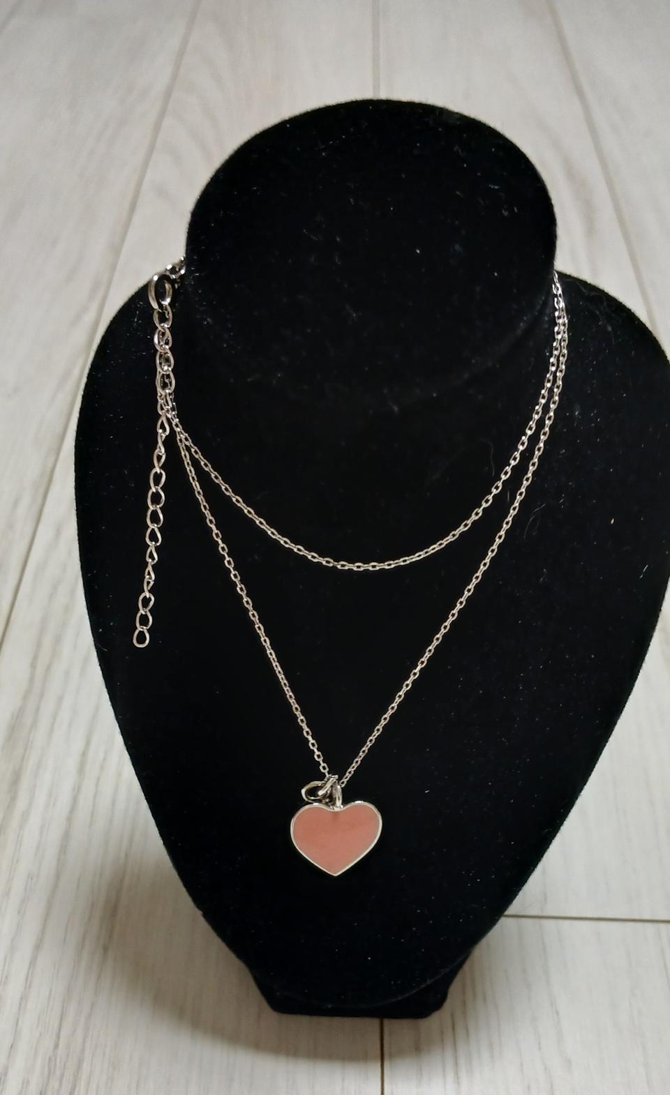 하트핑크목걸이