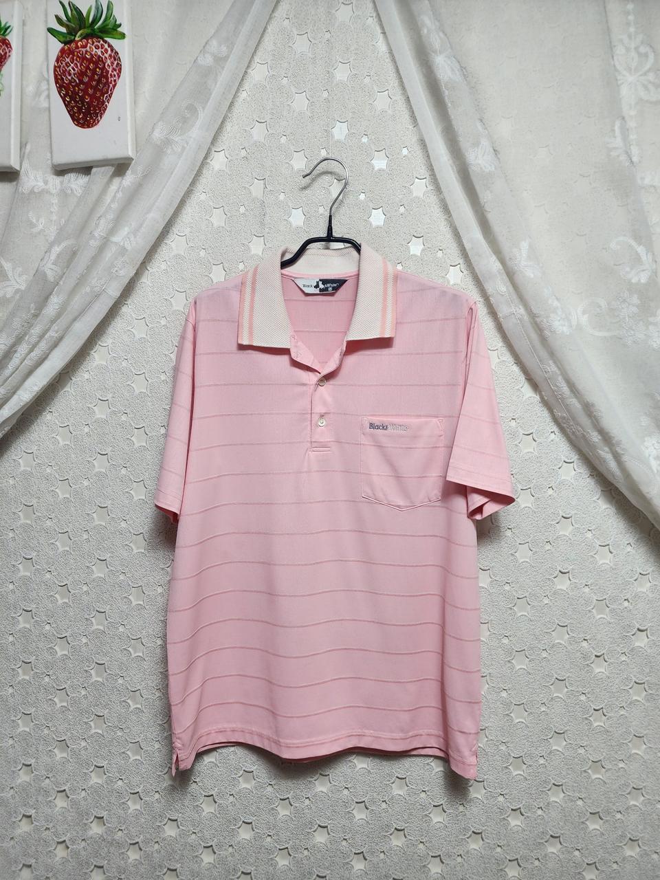 블랙앤화이트 반팔티 남성95