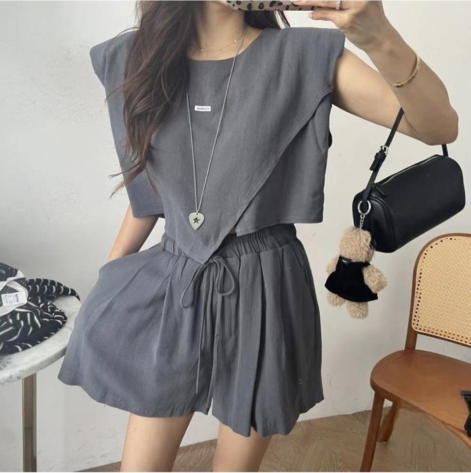 언발 투피스 세트