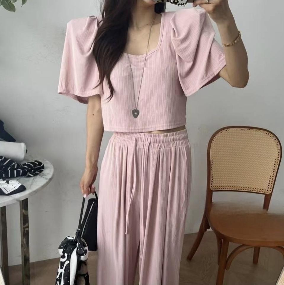 찰랑 와이드 투피스