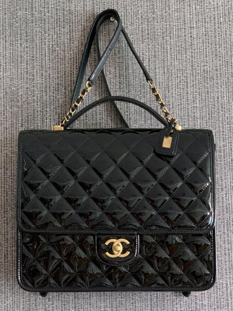 퀼팅 라지 백팩 스쿨 메모리 블랙 골드 페이던트 카프스킨 금장 체인