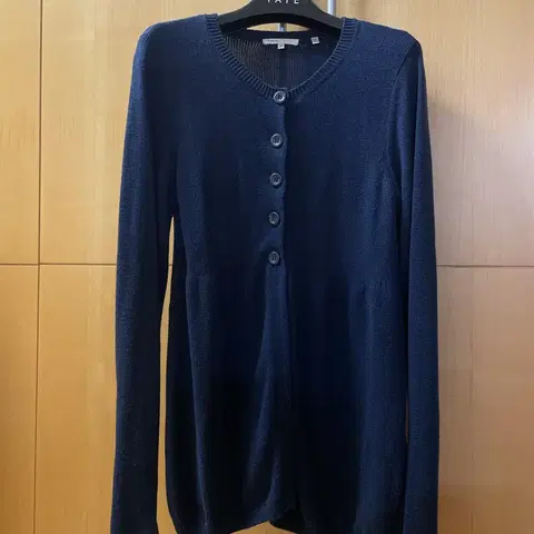 VINCE 빈스 캐시미어 니트 가디건 네이비