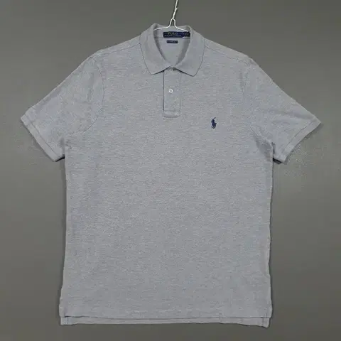 폴로 랄프로렌 신형 클래식핏 메시 폴로 셔츠 반팔 카라티 그레이 헤더 M