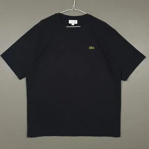 100) 라코스테 신형 22ss 남성 골드 크록 라운드 반팔 티셔츠