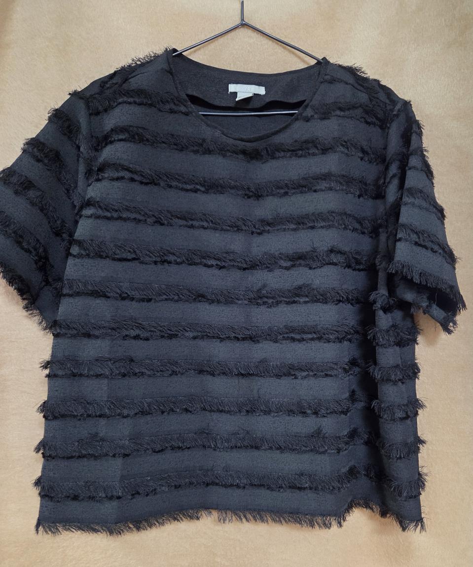 h&m 블랙여성블라우스 빅사이즈