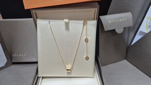 불가리 비제로원 미니 옐로우 골드 목걸이