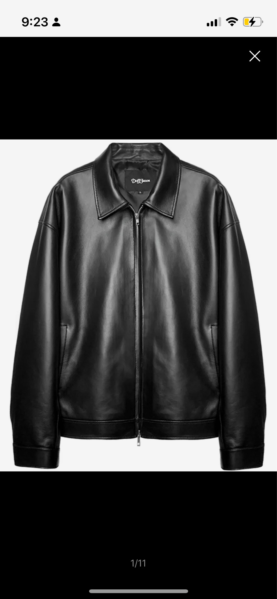 도프제이슨 가죽자켓M