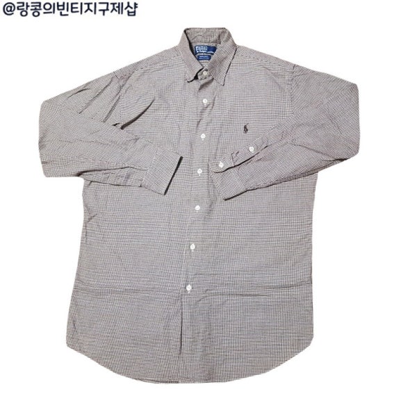 폴로 랄프로렌 스트릿 체크 남방