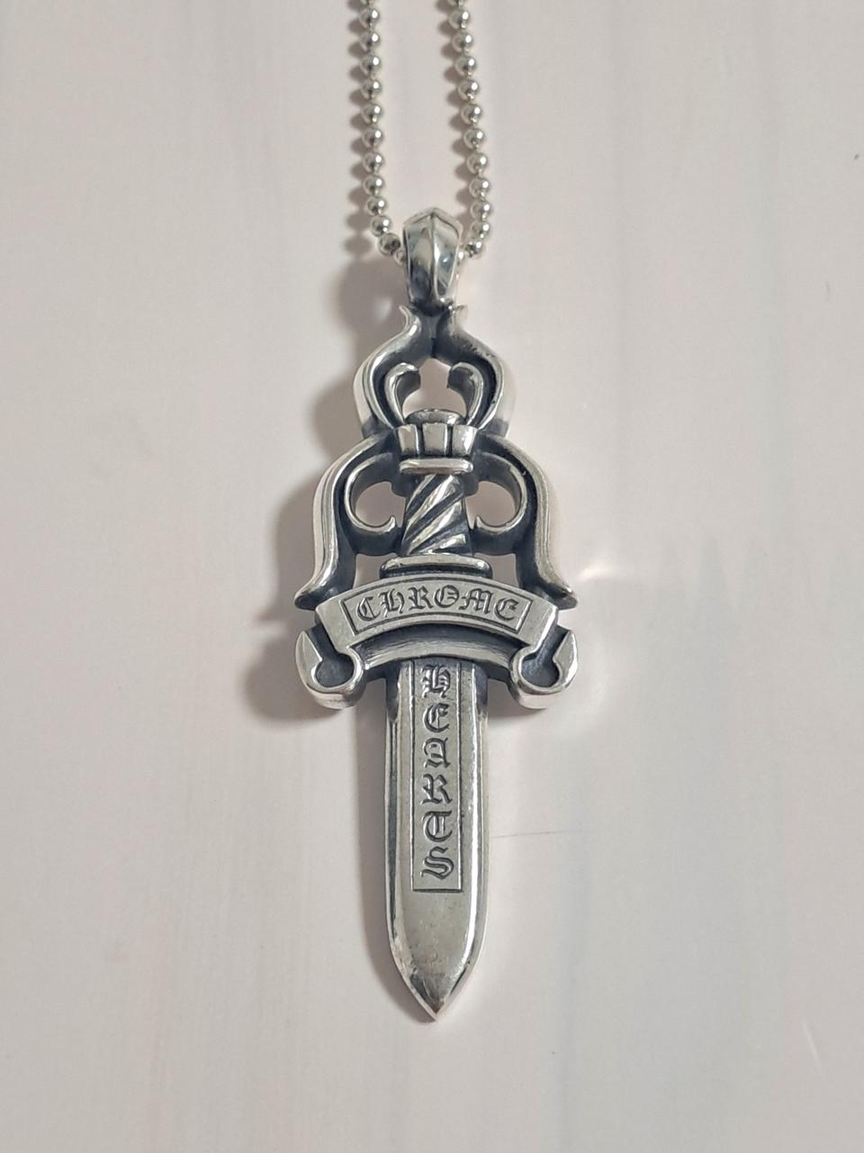 크롬하츠 대거 펜던트 라지 & 크롬하츠 볼 체인