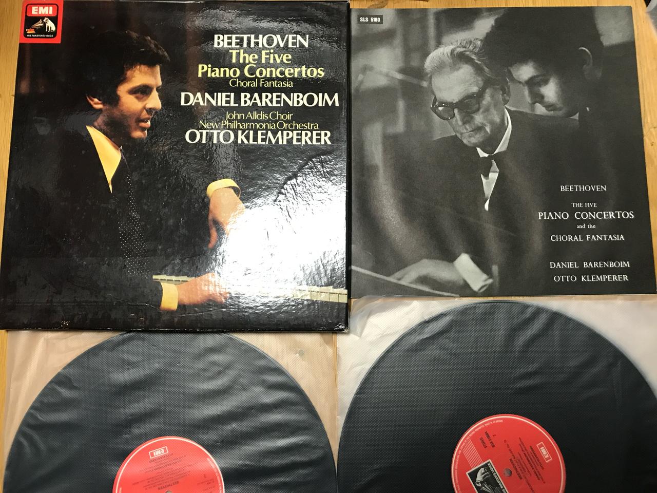 4LP>다니엘바렌보임/베토벤 피아노협주곡 전곡
