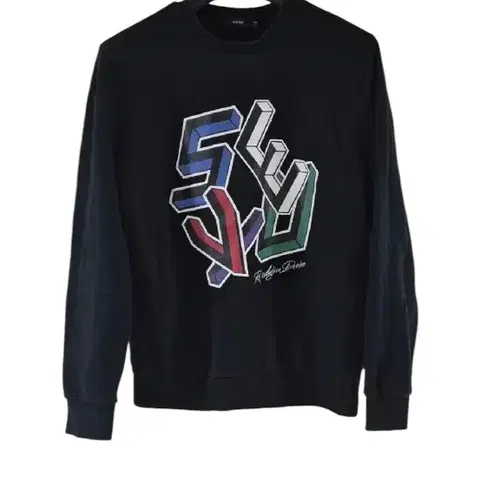 [100]에비수 기모 맨투맨