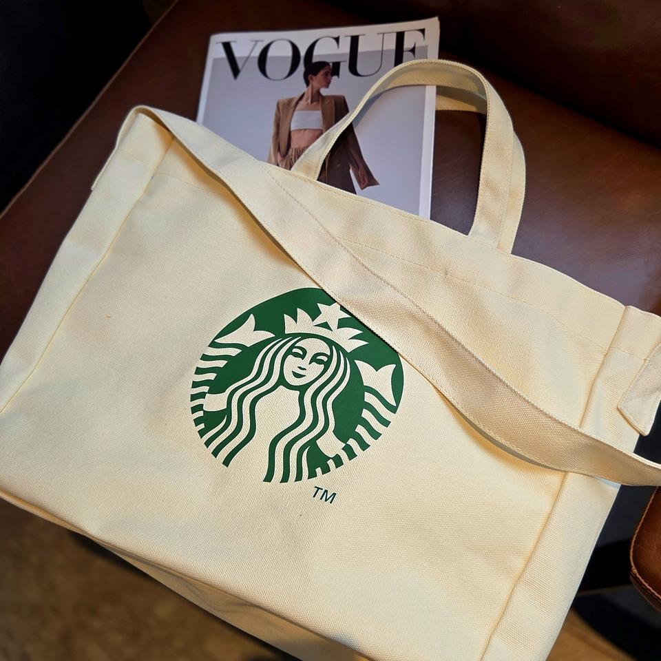 스타벅스 가방 캔버스 에코백 데일리백 대용량 스쿨백<무배>