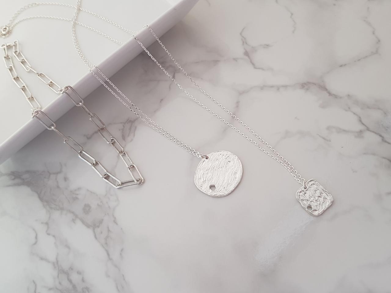 정품 실버925 은목걸이 3종 정려원 김나영 목걸이
