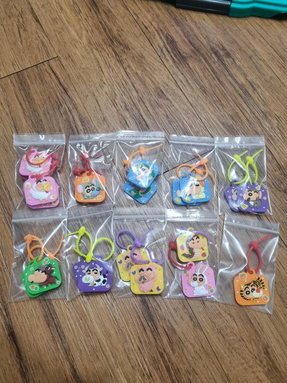 키링 짱구 캐릭터 띠별 네임택 새상품 나이 년별