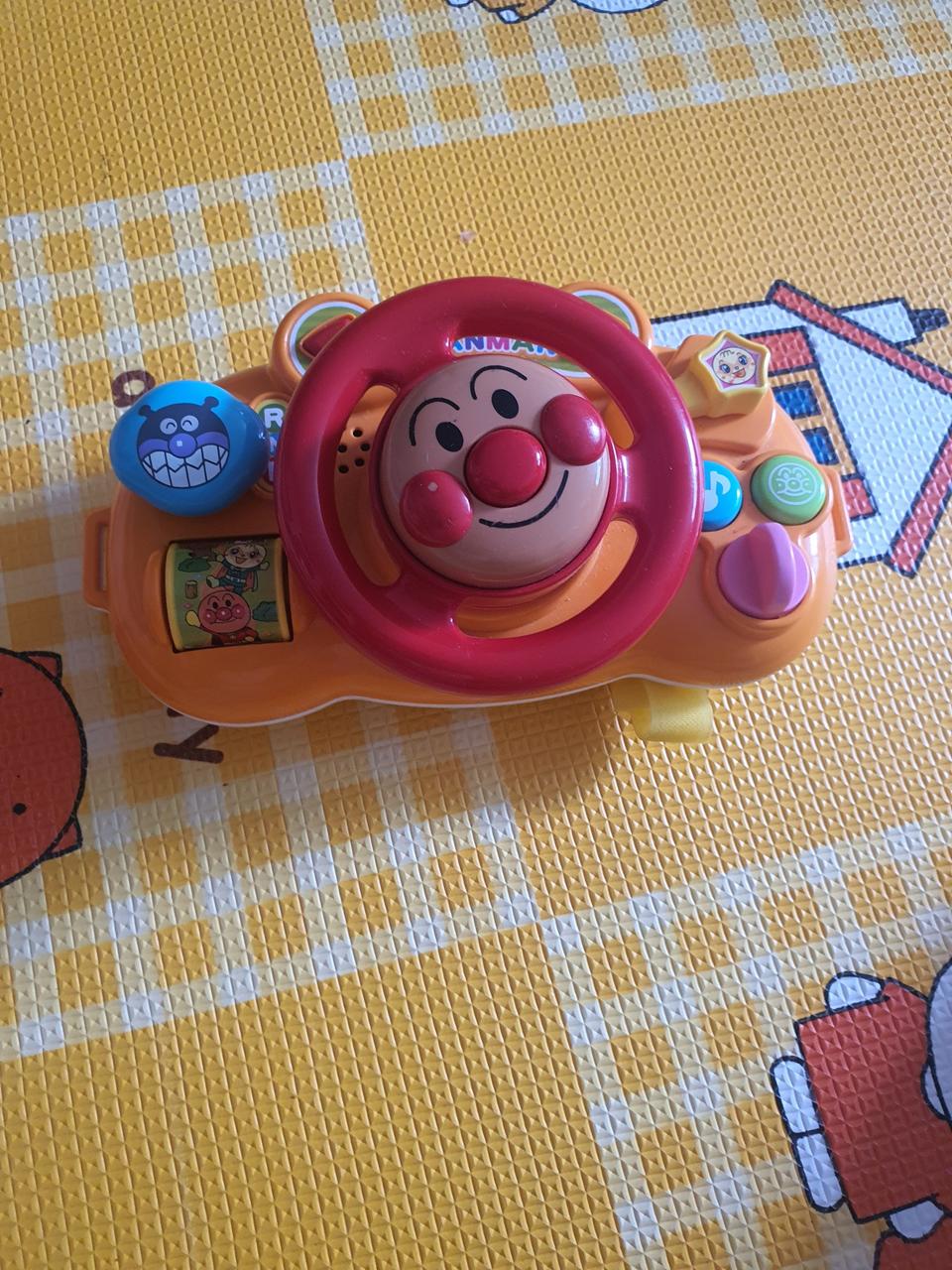 유모차 호빵맨 운전장난감