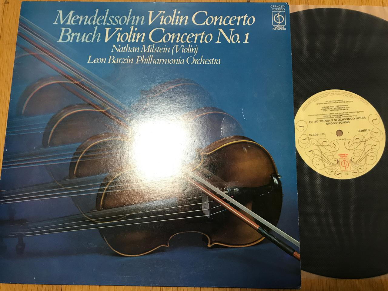 수입LP> 멘델스존 바이올린 협주곡/밀스타인