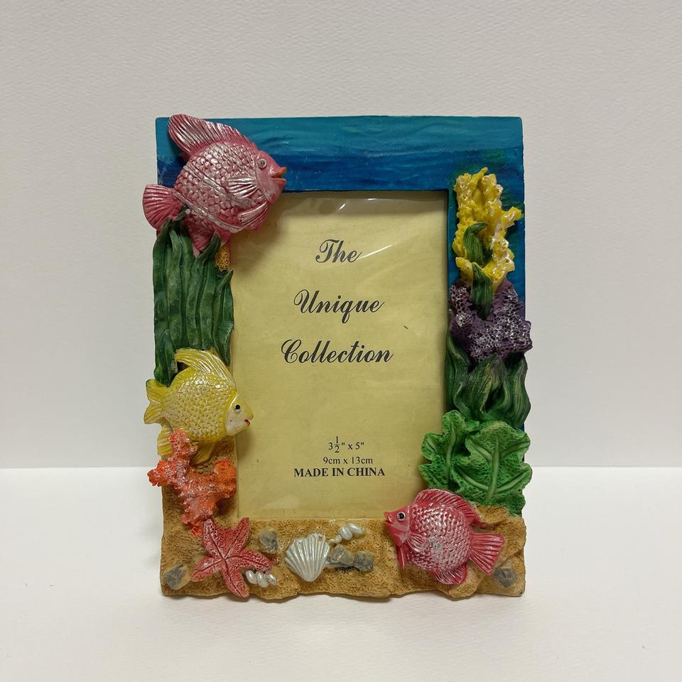 빈티지 물고기 바다 액자