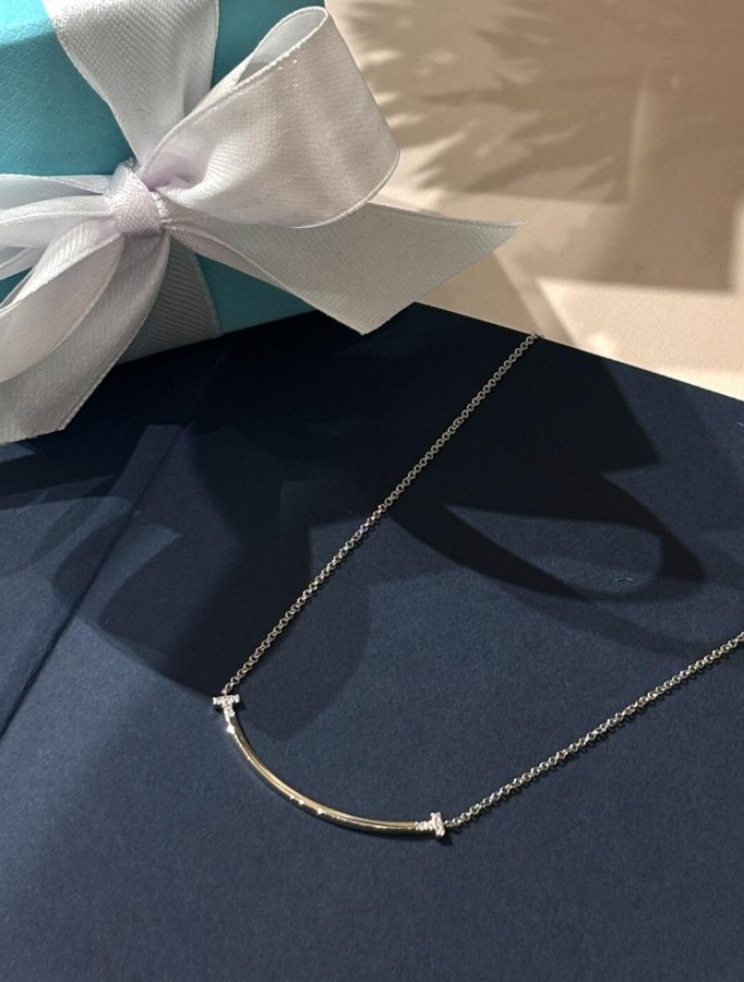 티파니앤코 스마일 목걸이