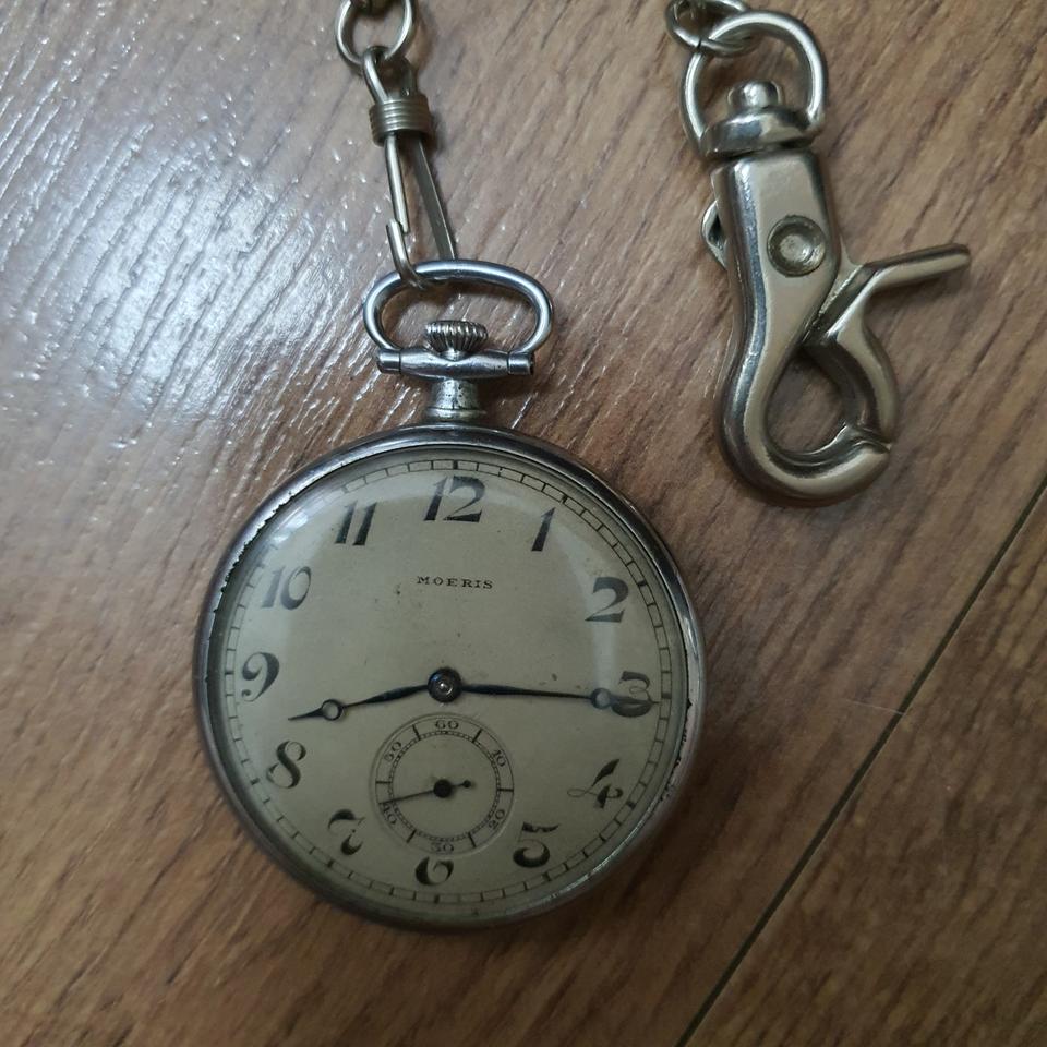 수동 희귀 빈티지 MOERIS 포켓 스위스 시계 회중시계