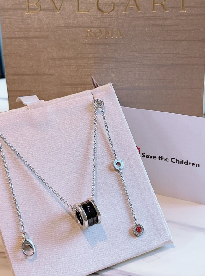 불가리 세이브더칠드런 목걸이