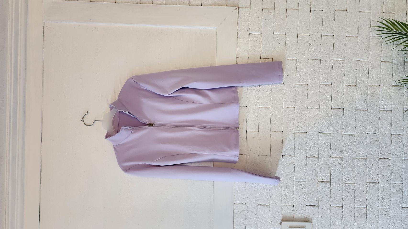 (미착용) STL 여성 헬스복 상의 (연보라)