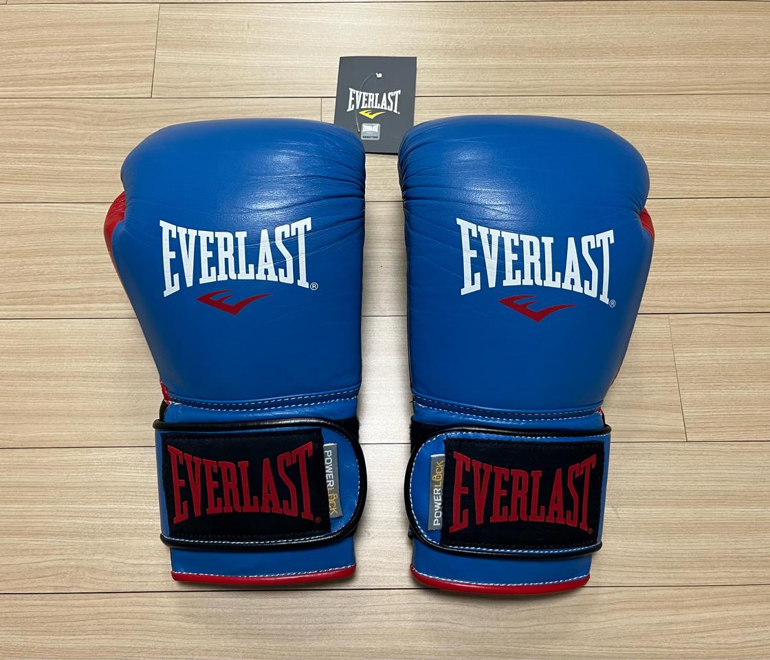 [16온스] 에버라스트 파워락 트레이닝 복싱 글러브 블루