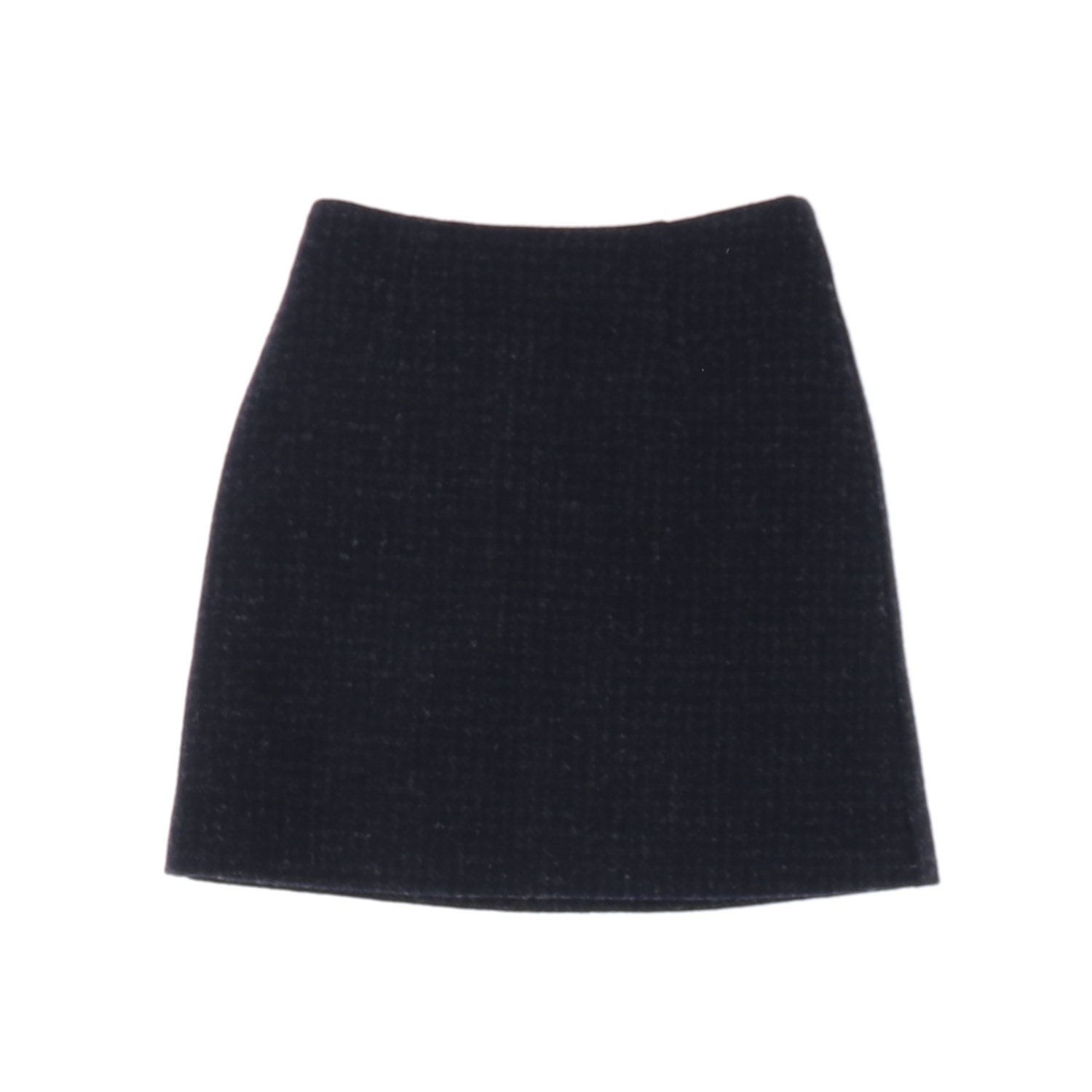 [XS]프론트로우 울100% 네이비 겨울 미니 스커트 치마