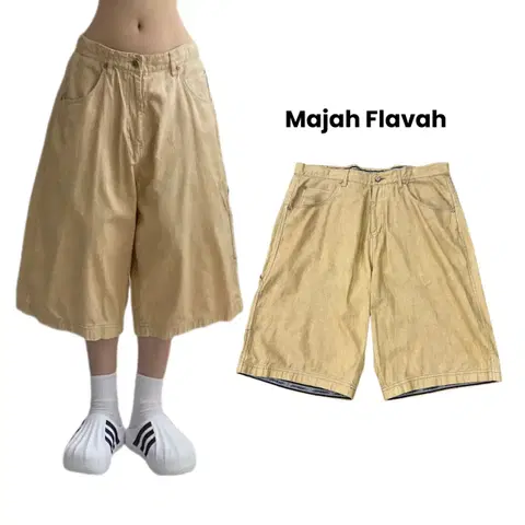 마자플라바 올드스쿨 카펜터 와이드 버뮤다 반바지