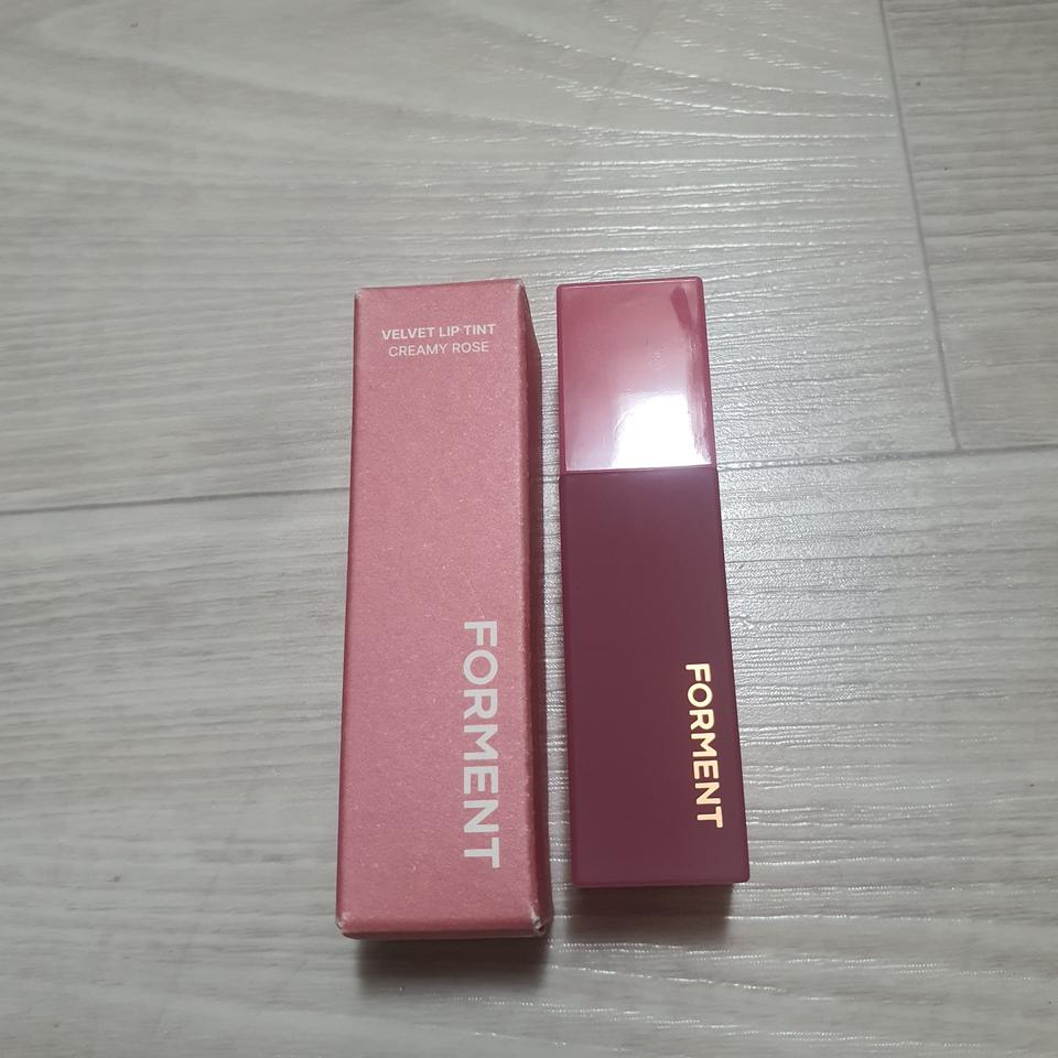 포맨트 벨벳 립틴트 크리미 로즈 매트립 핑크 장미
