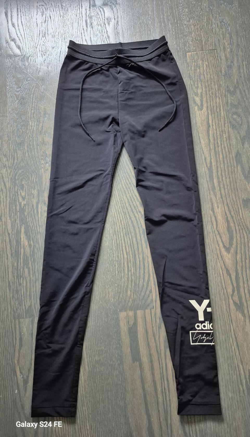 Y-3 블랙 레깅스 XS