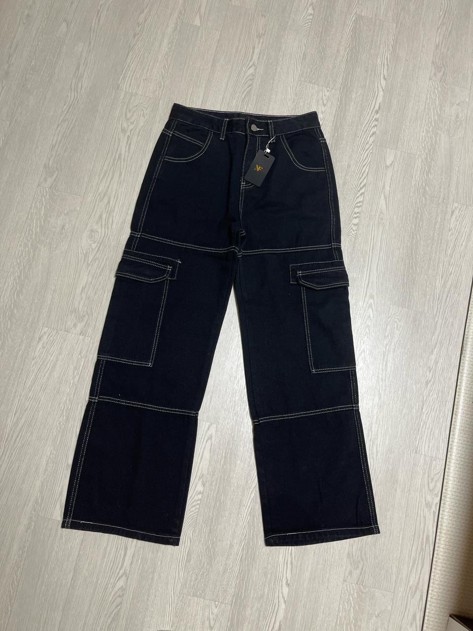 데님 와이드 팬츠