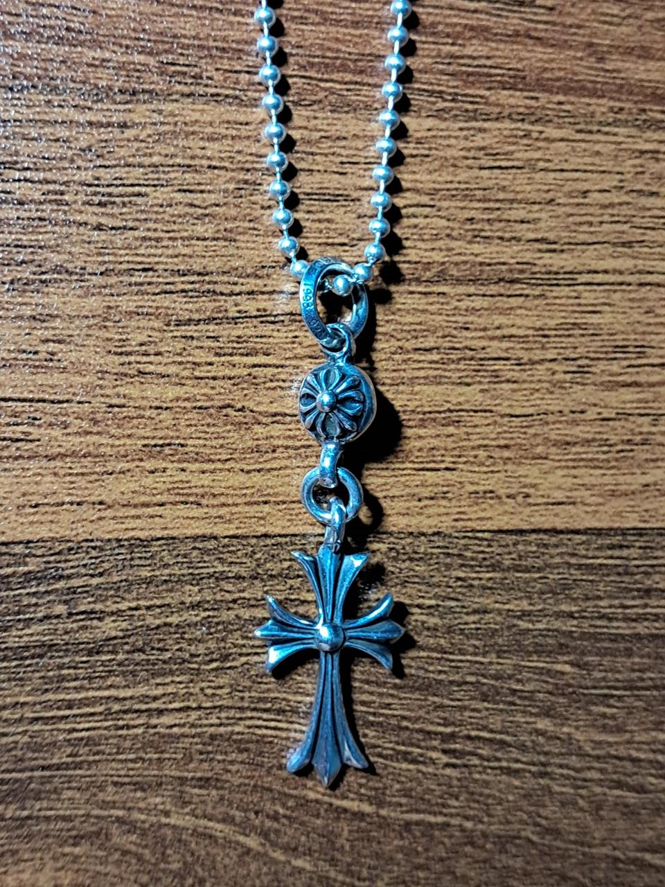 크롬하츠 원볼 타이니크로스 펜던트 & 크롬하츠 볼 체인