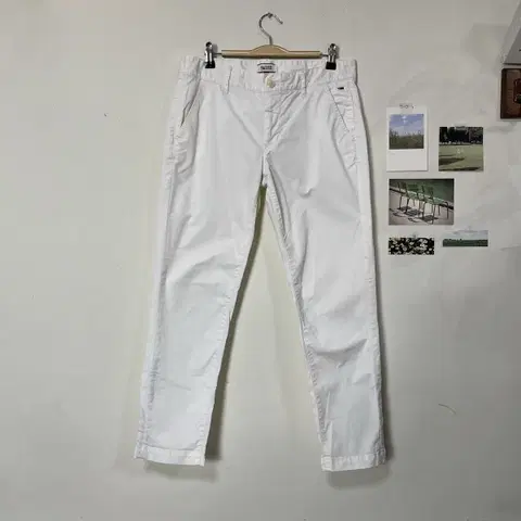타미힐피거 스판 화이트 팬츠 31인치