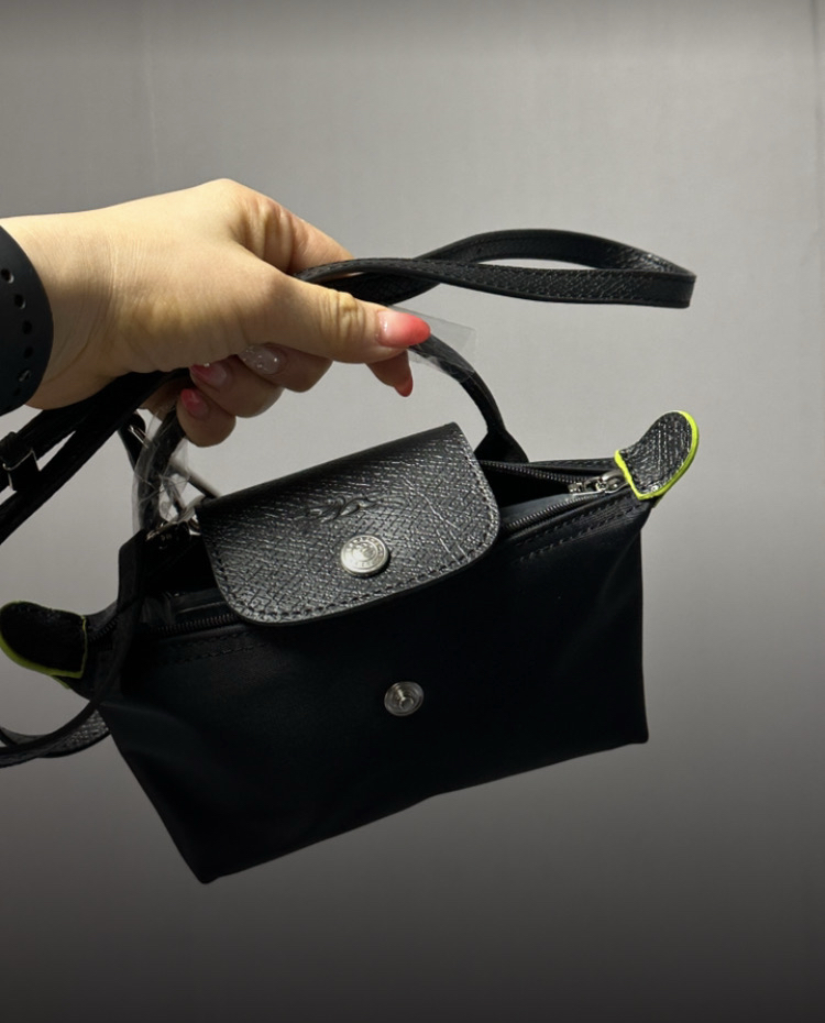 새제품) 롱샴 미니 토트 크로스백 블랙